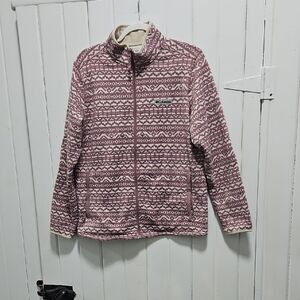 Columbia Geometric Pink and Cream Jacket